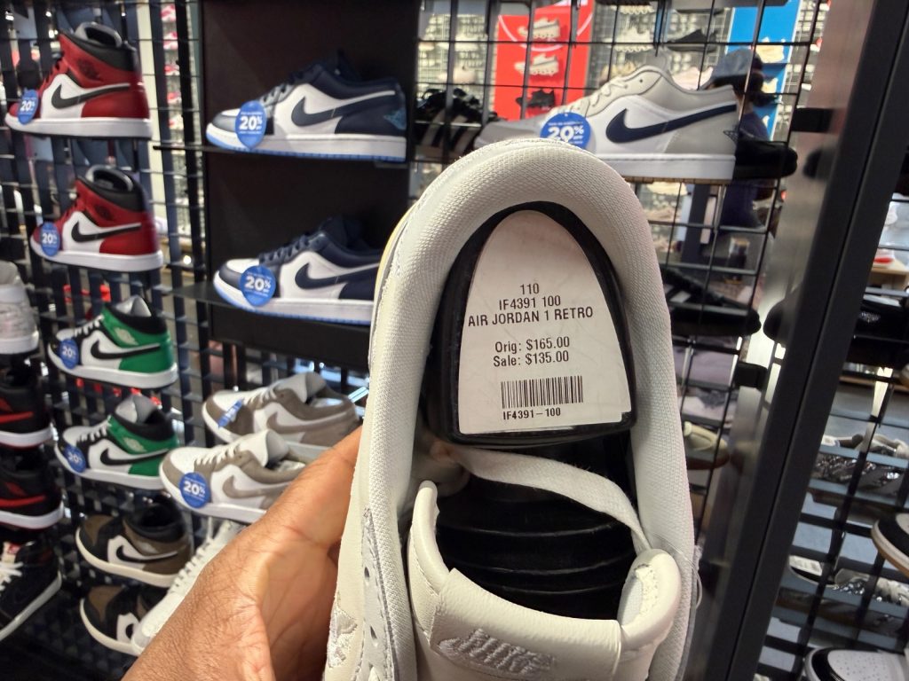 JD Cut the Air Jordan 1 Low OG Rabbit Floral Swoosh