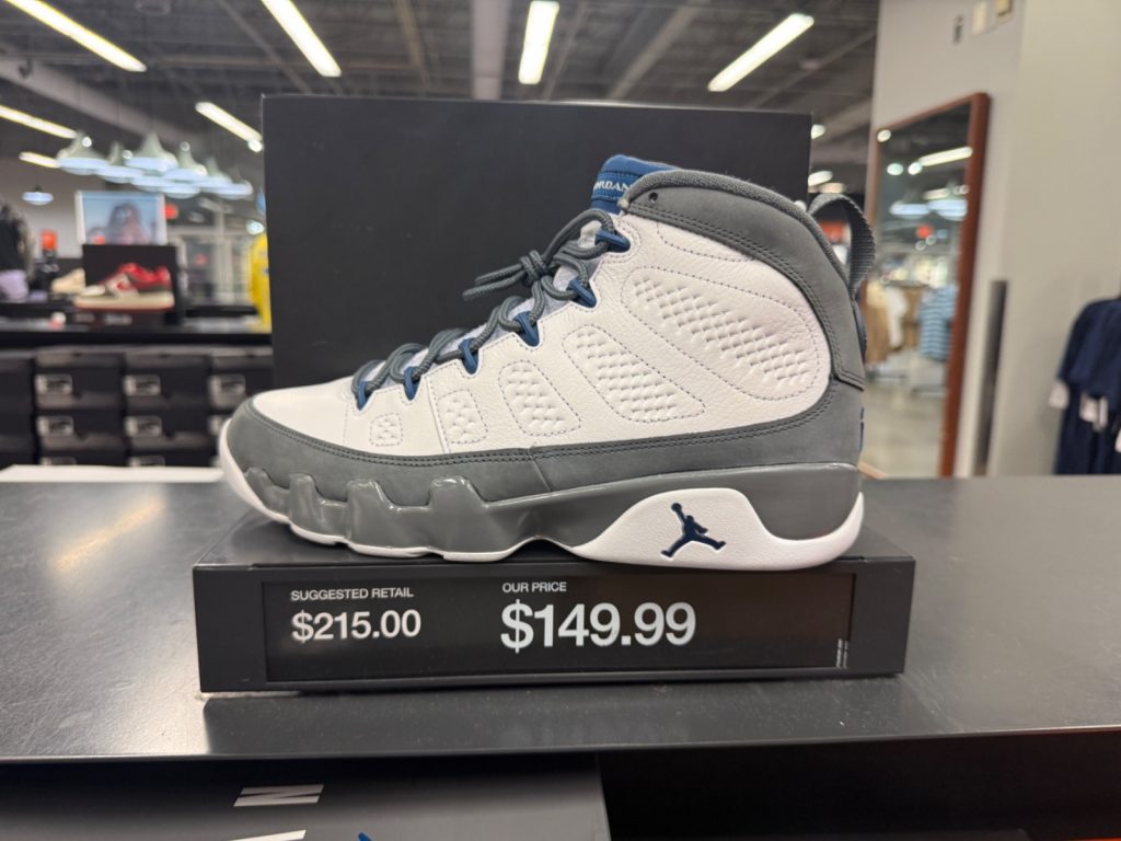 Outlet Patience on Air Jordan 9 Flint Gray French Blue