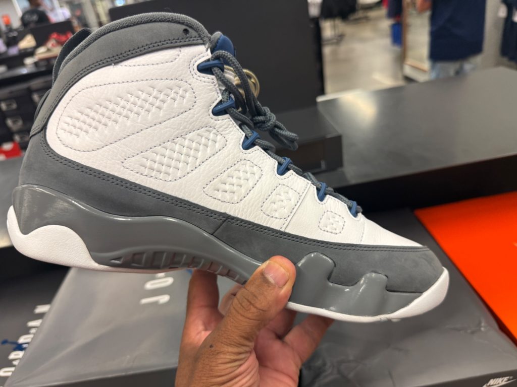 Outlet Patience on Air Jordan 9 Flint Gray French Blue