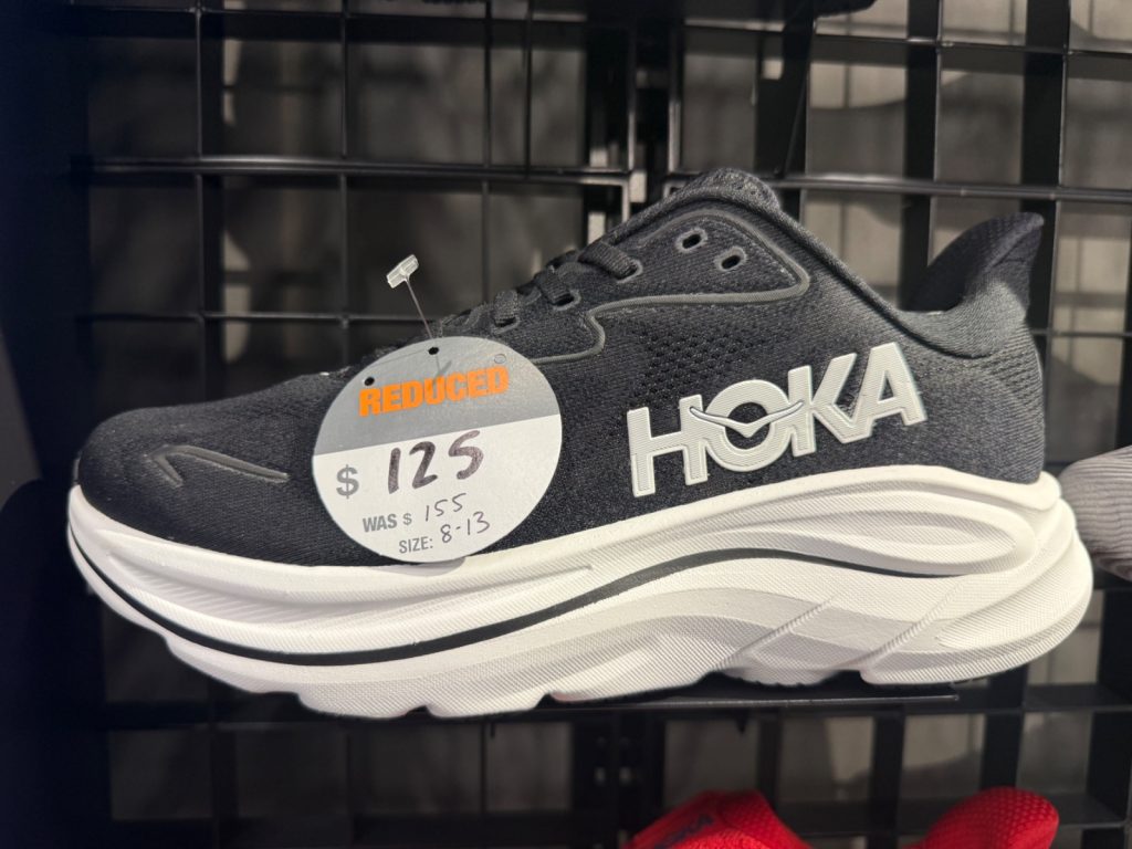 Navy HOKA Clifton 10 Returns to the Outlet