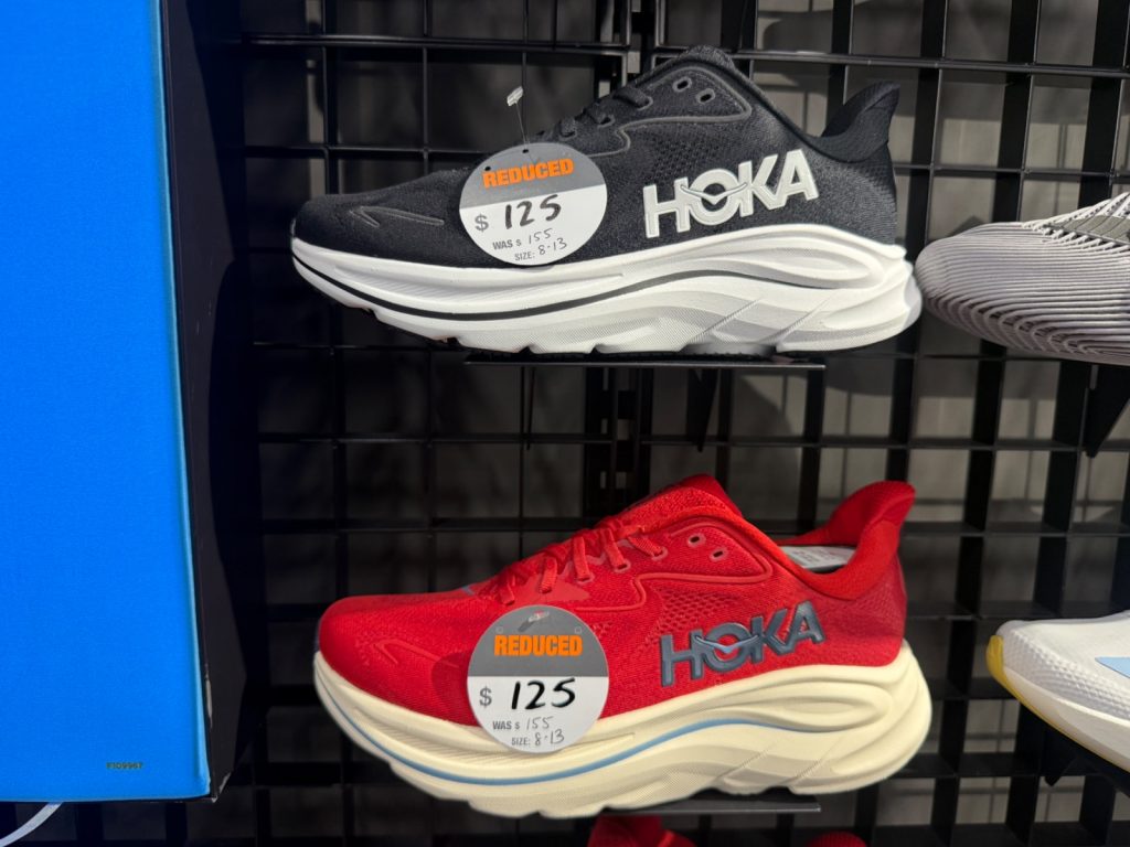 Navy HOKA Clifton 10 Returns to the Outlet