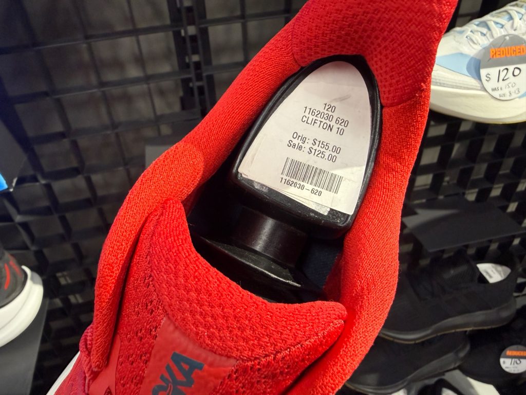 Another Outlet Find: HOKA Clifton 10 for a GOOD PRICE