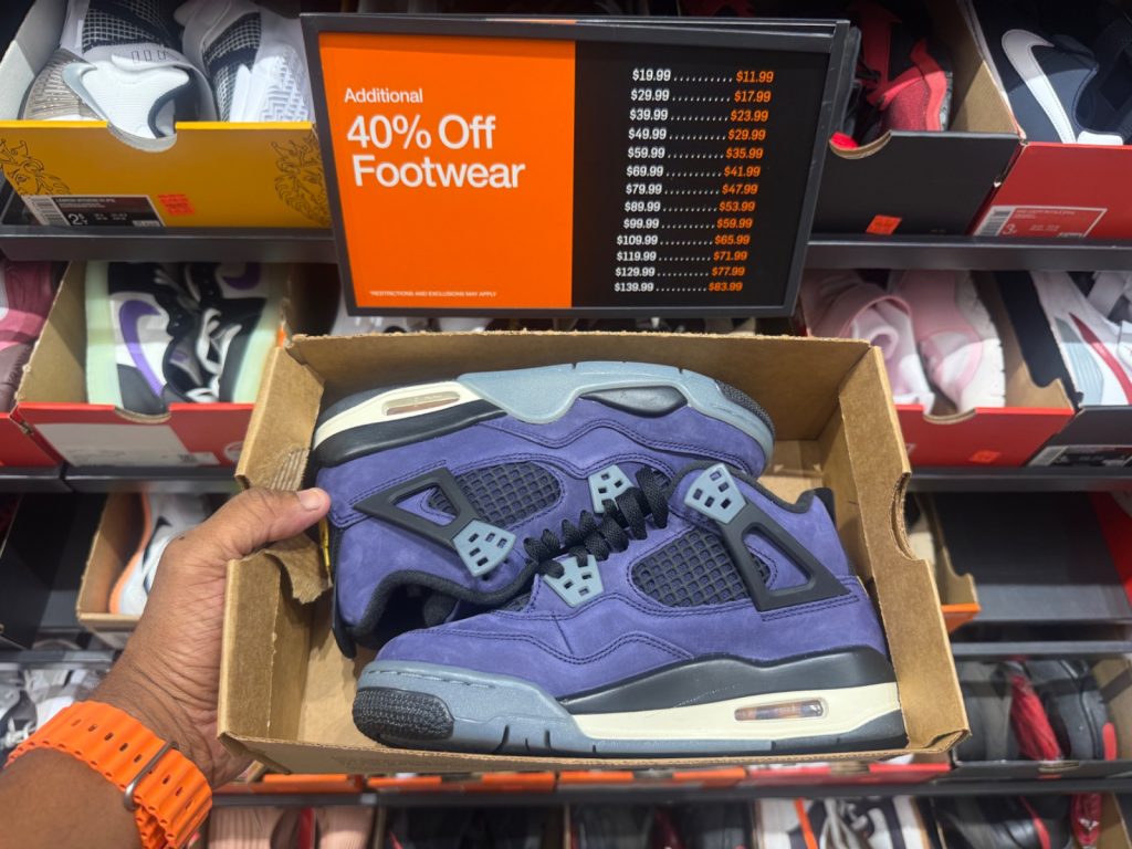 40% Off Air Jordan 4 Retro Lakers GS
