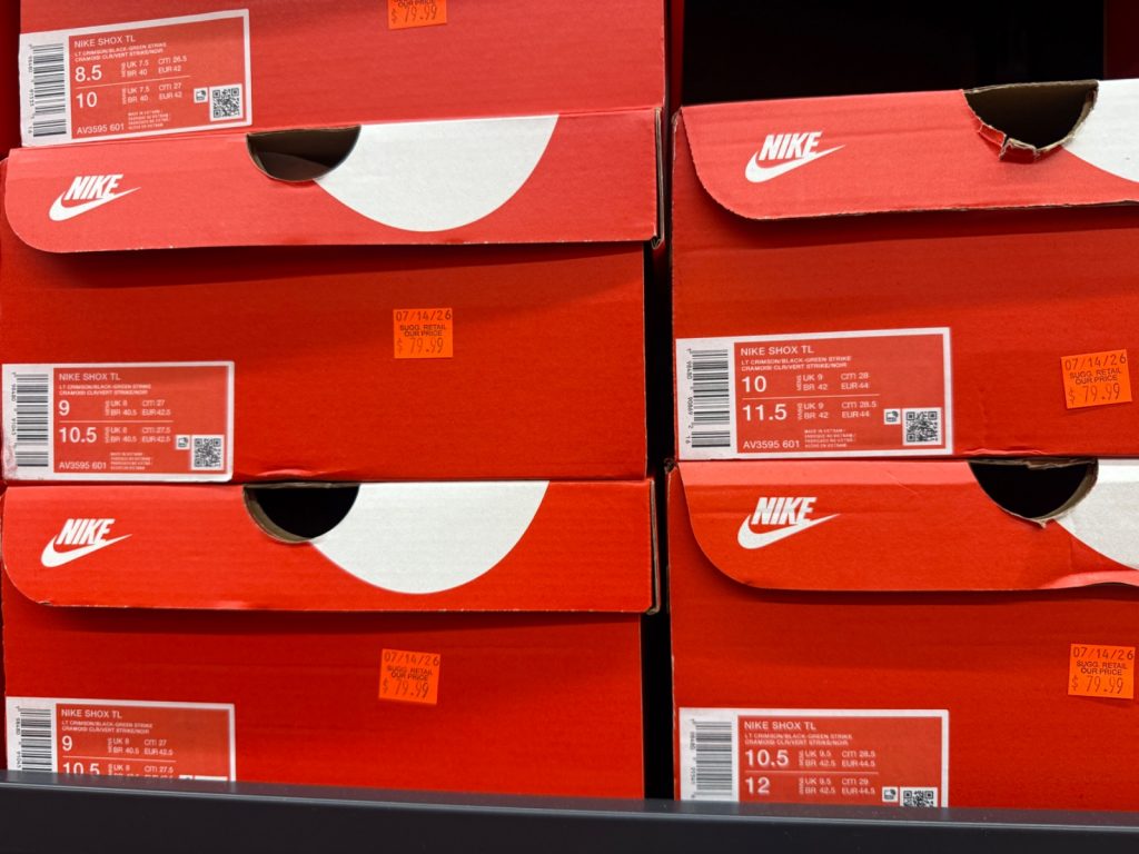 Nike Shox TL Chili Pepper: $48 Outlet Steal