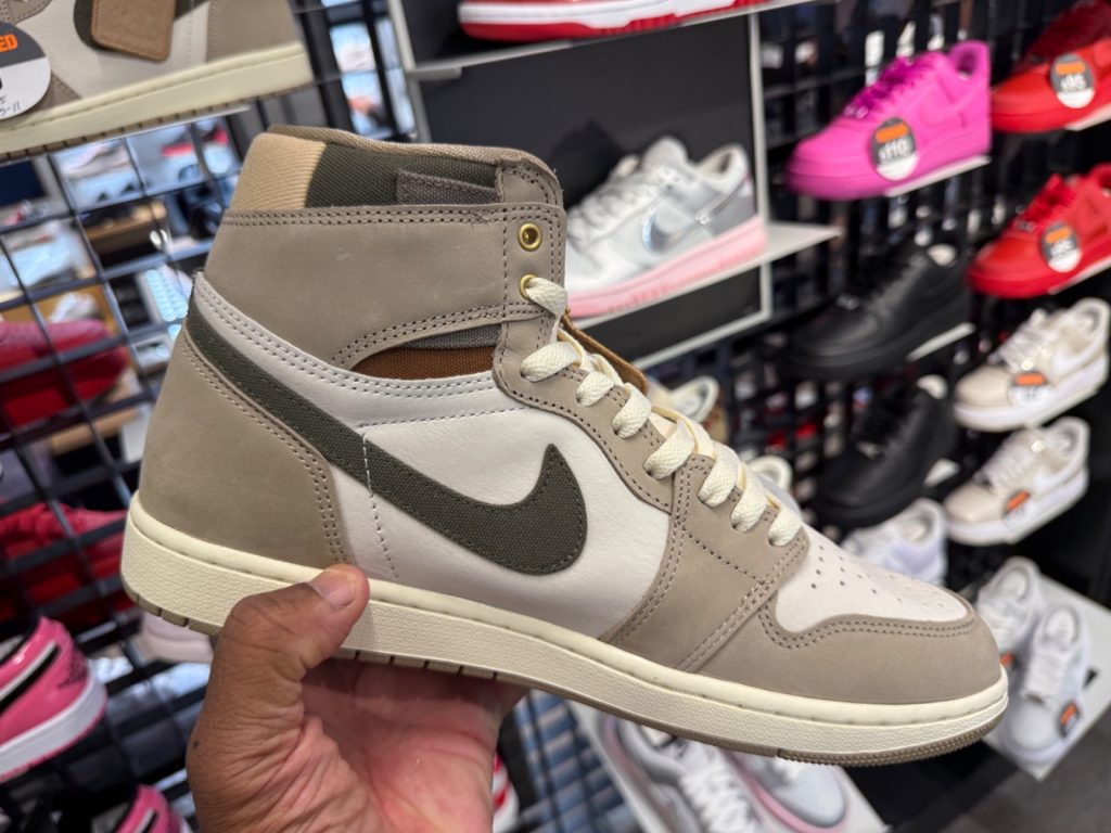 $160 Air Jordan 1 High OG Khaki Hits JD Sports