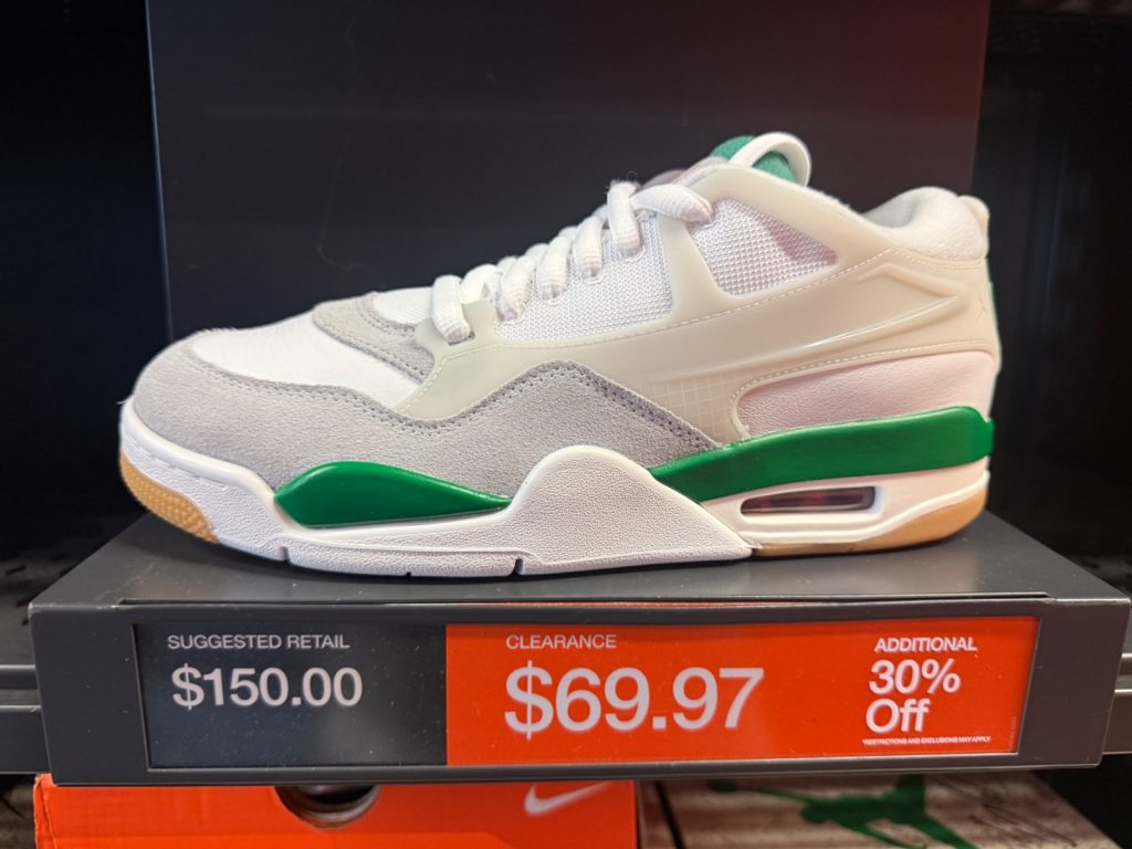 A $49 Jordan 4 RM Pine Green Outlet Deal