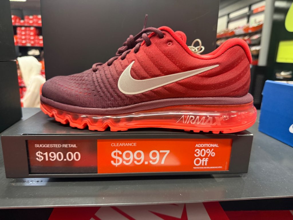 A $70 Outlet Steal: Nike Air Max 2017