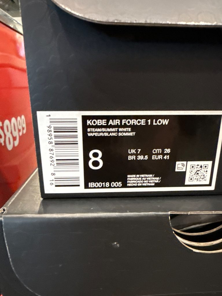 Nike Air Force 1 Low Kobe Bryant Hits $89.99