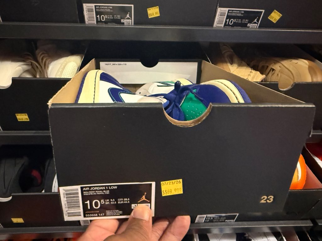 $69.99 Clearance Find: Air Jordan 1 Low Rare Air