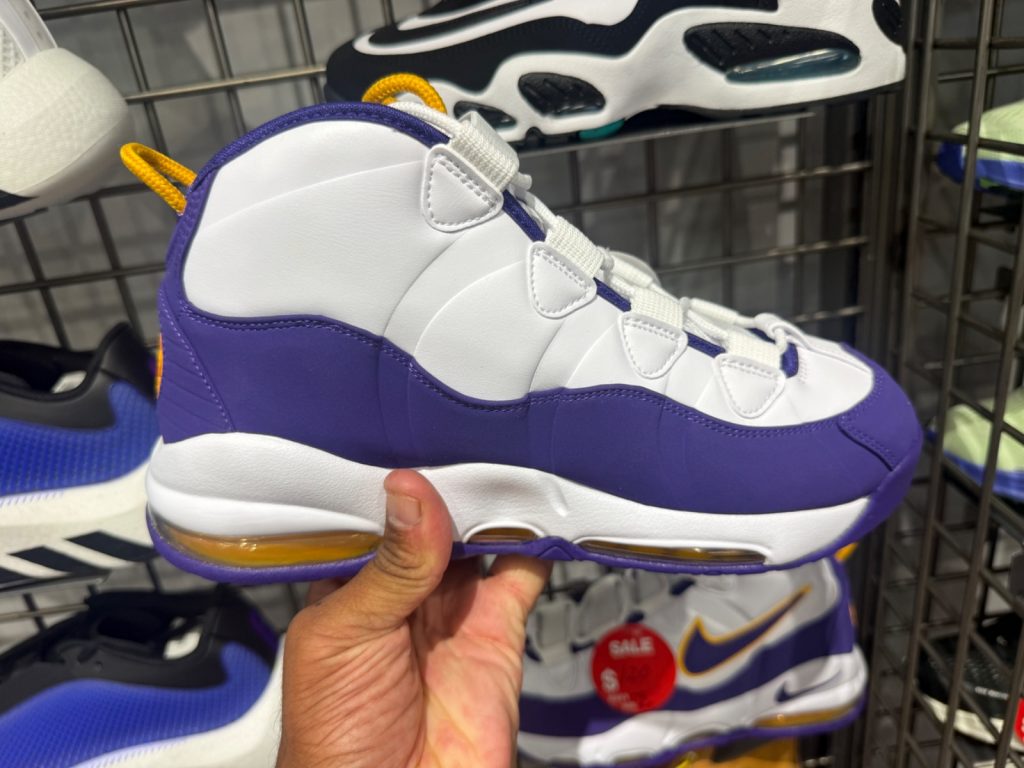 Nike Air Max Uptempo Lakers Drops to $120 in Vineland