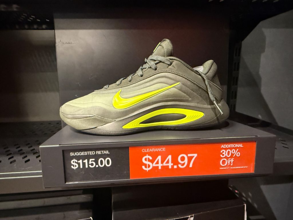 Nike A’ja Wilson A’One Green Money Markdowns at Vineland