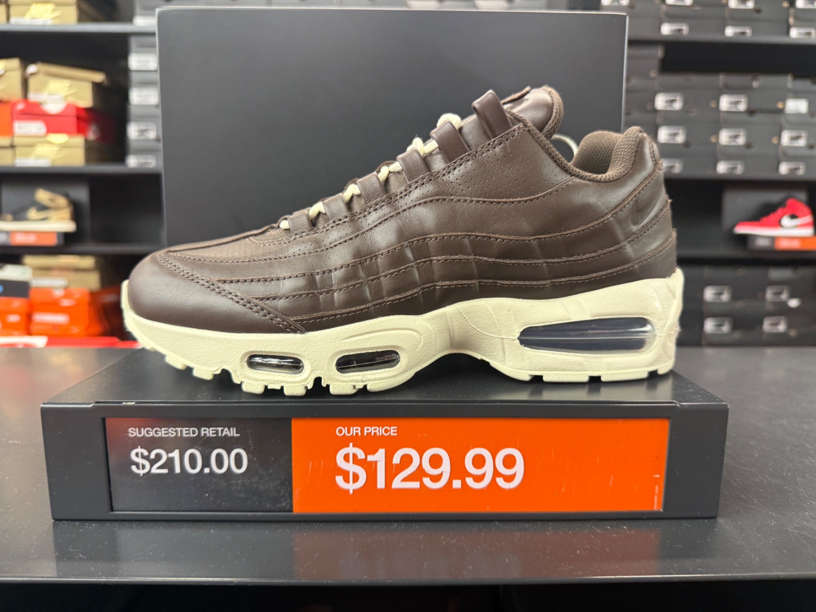Nike Air Max 95 QS Big Bubble Baroque Brown Leather at Nike Factory Store — Premium Outlets Vineland · Aug 5, 2026