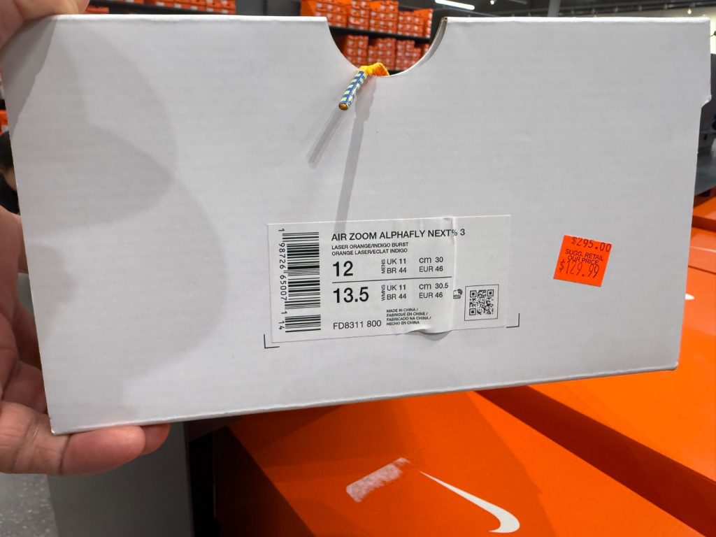 Nike Air Zoom Alphafly NEXT% 3 Hits $95 at Outlets