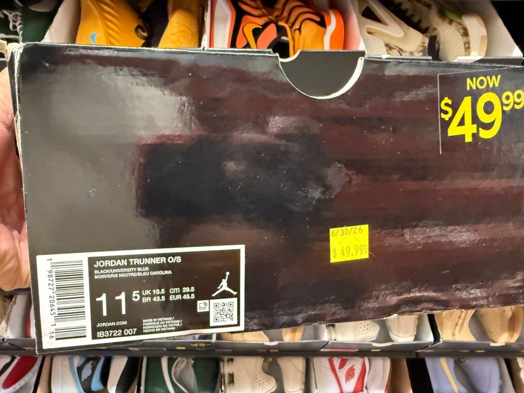 Jordan Trunner O/S Slashed to $49.99 in Kissimmee