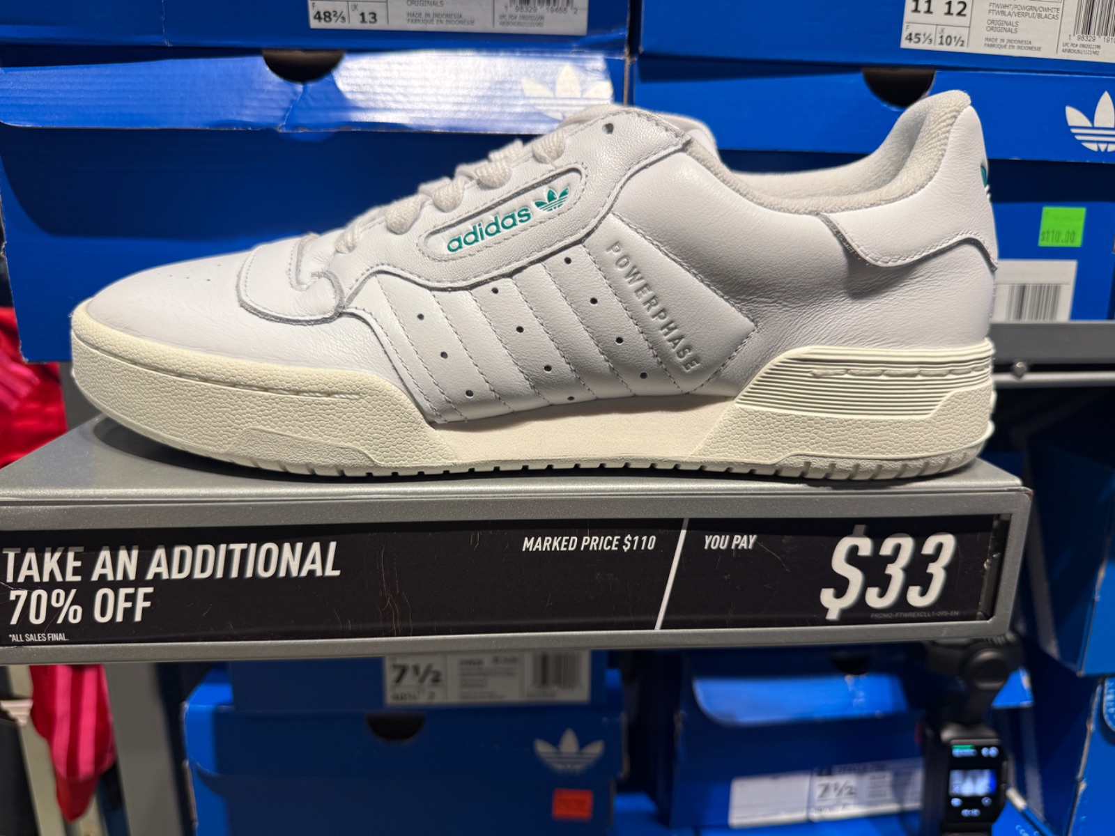 Adidas Powerphase Slashed 75% Off to $33 at Outlet at Adidas Clearance Store