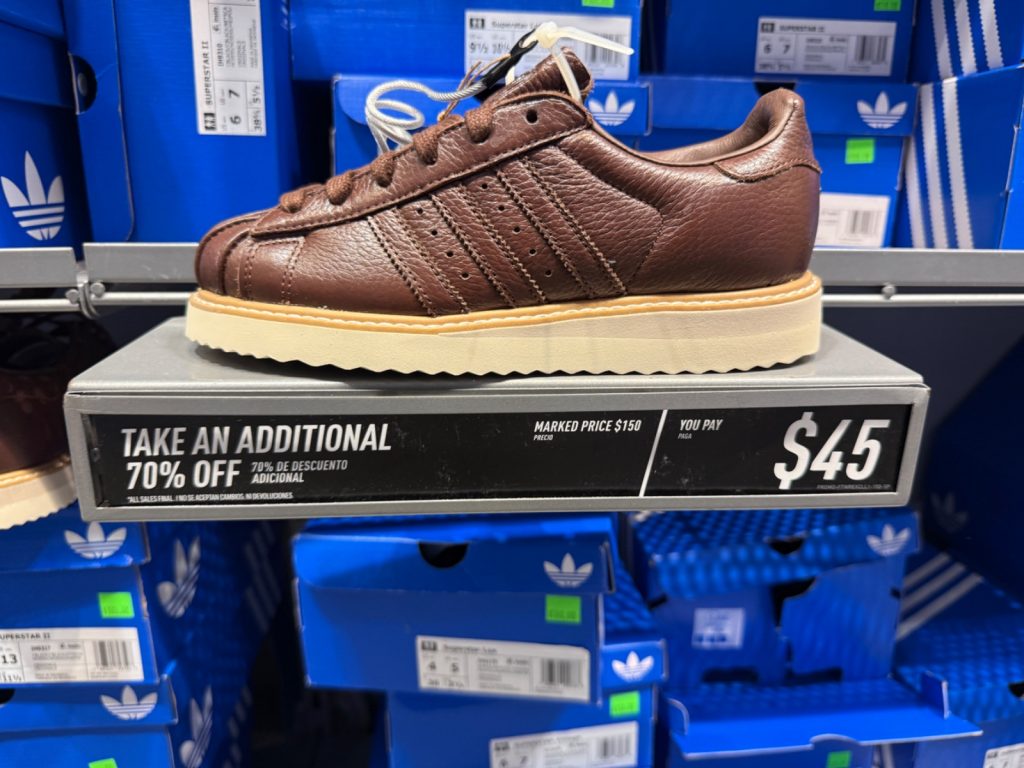 Adidas Superstar Lux Drops to $45 at Marketplace Outlet