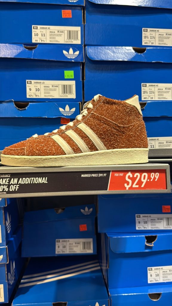 Adidas Jabbar Hi Slashed to $29.99 at Clearance Store