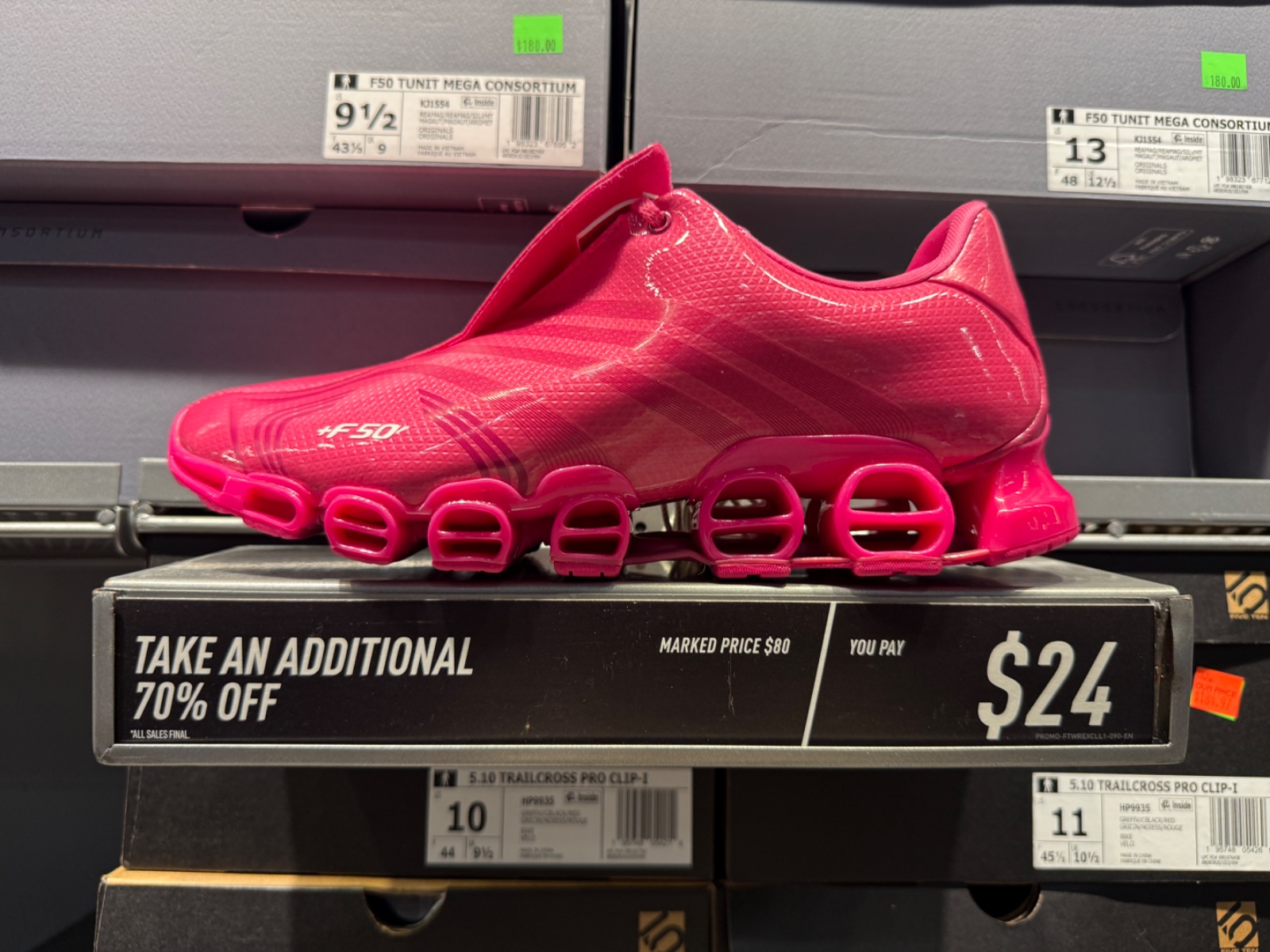 adidas F50 Tunit Mega Consortium Hits Outlet for $24 at Adidas Clearance Store