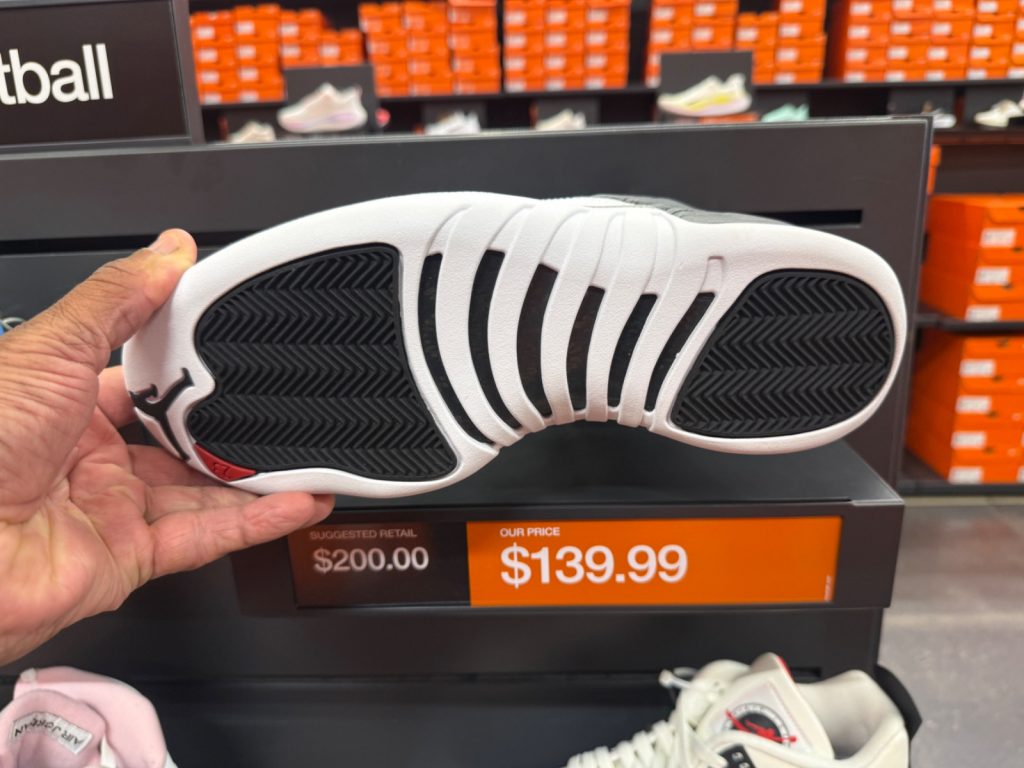 Air Jordan 12 Retro ‘Playoff’ B-Grades Surface at Outlet