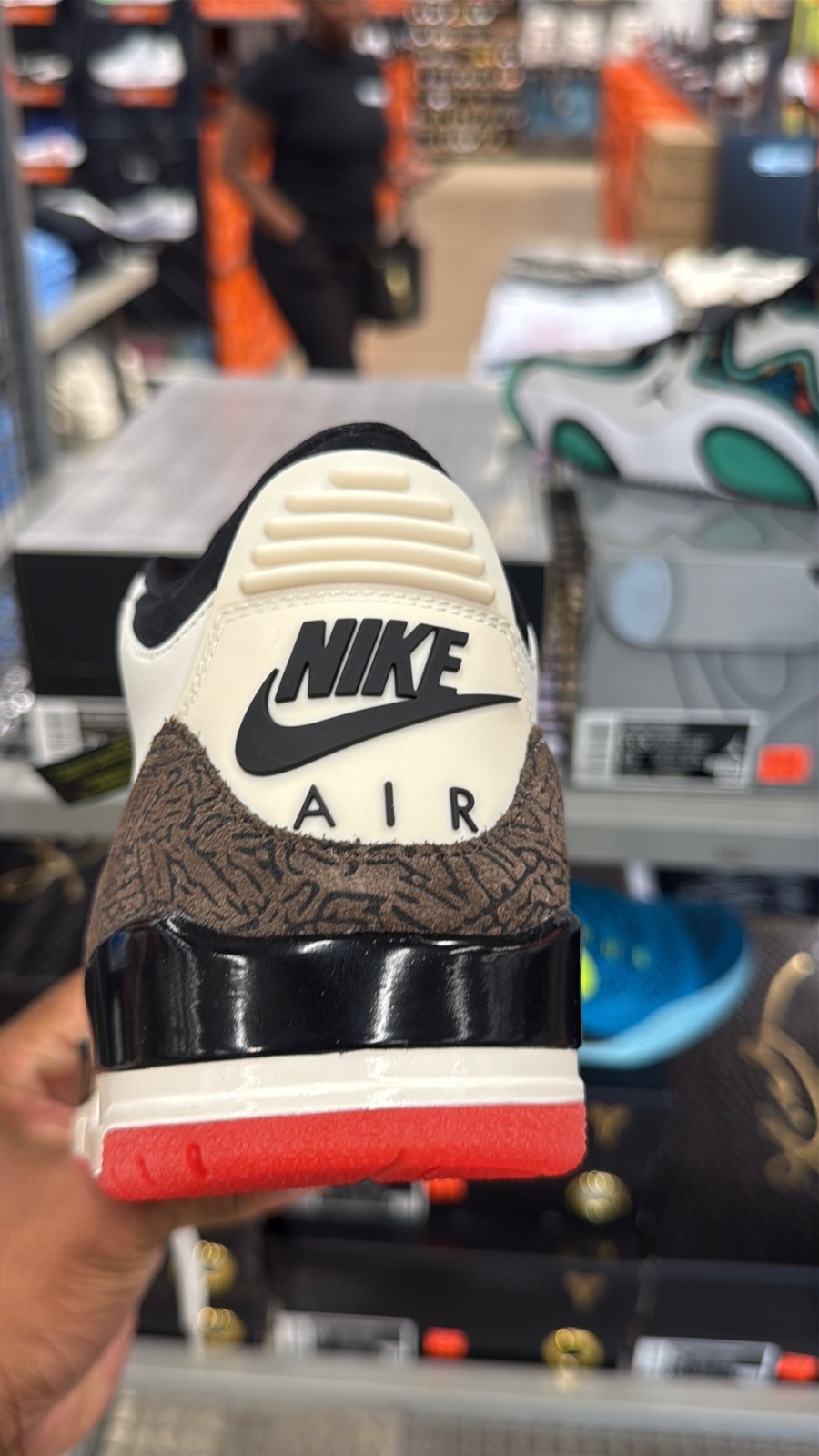 Jordan 3 Retro at Nike Factory Store — Celebration · Aug 15, 2026