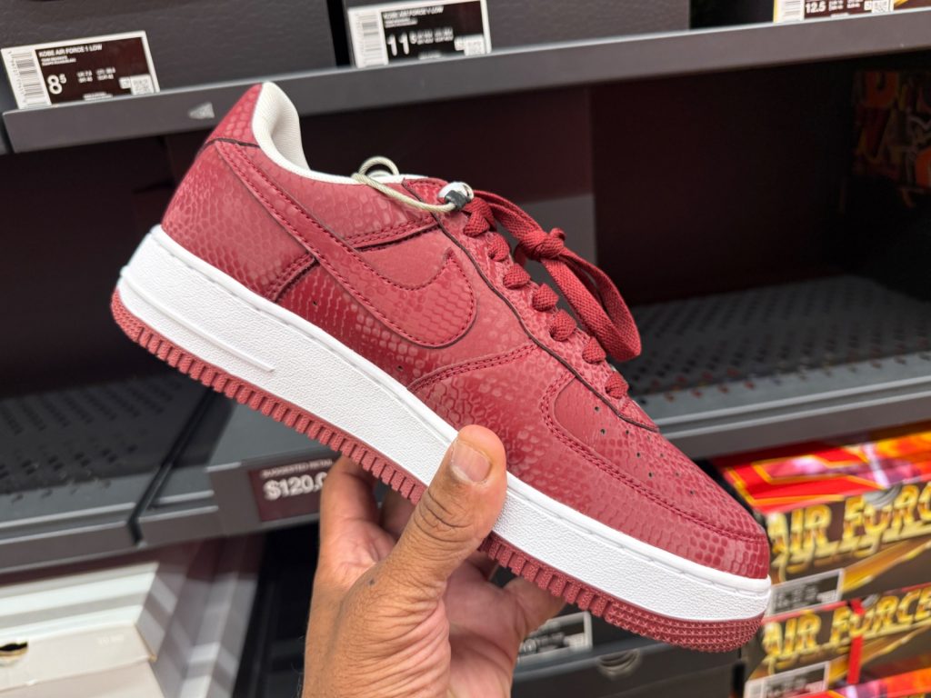Maroon Nike Air Force 1 Low Hits $99.99 in Celebration