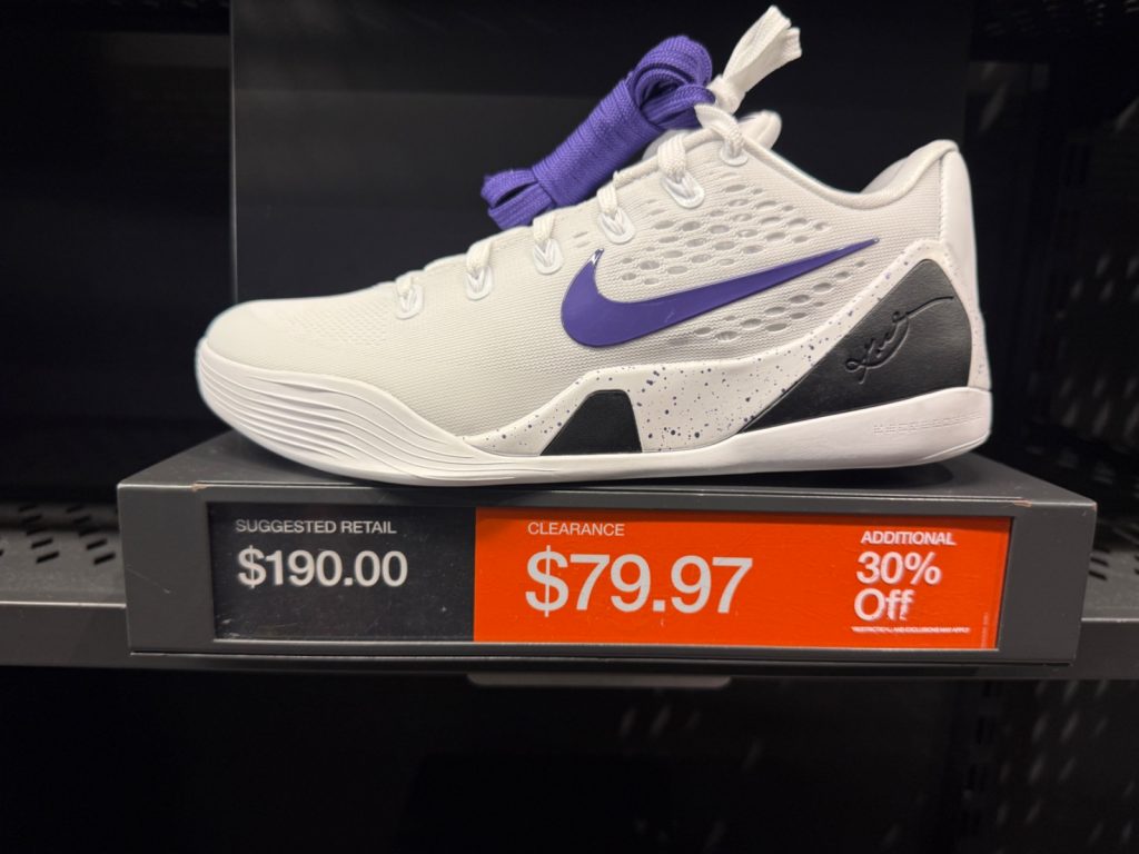 Kobe 9 Home Hits Vineland for $79.97 Plus Extra 30% Off