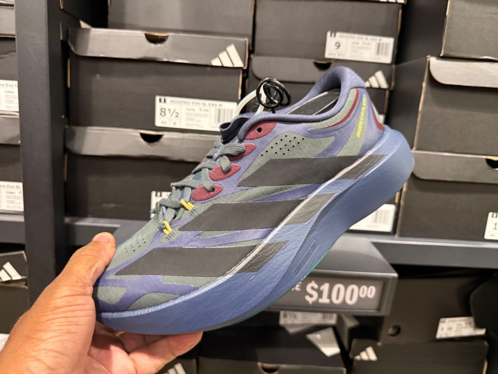 adidas Adizero Evo SL EXO Surfaces for $100 on I-Drive