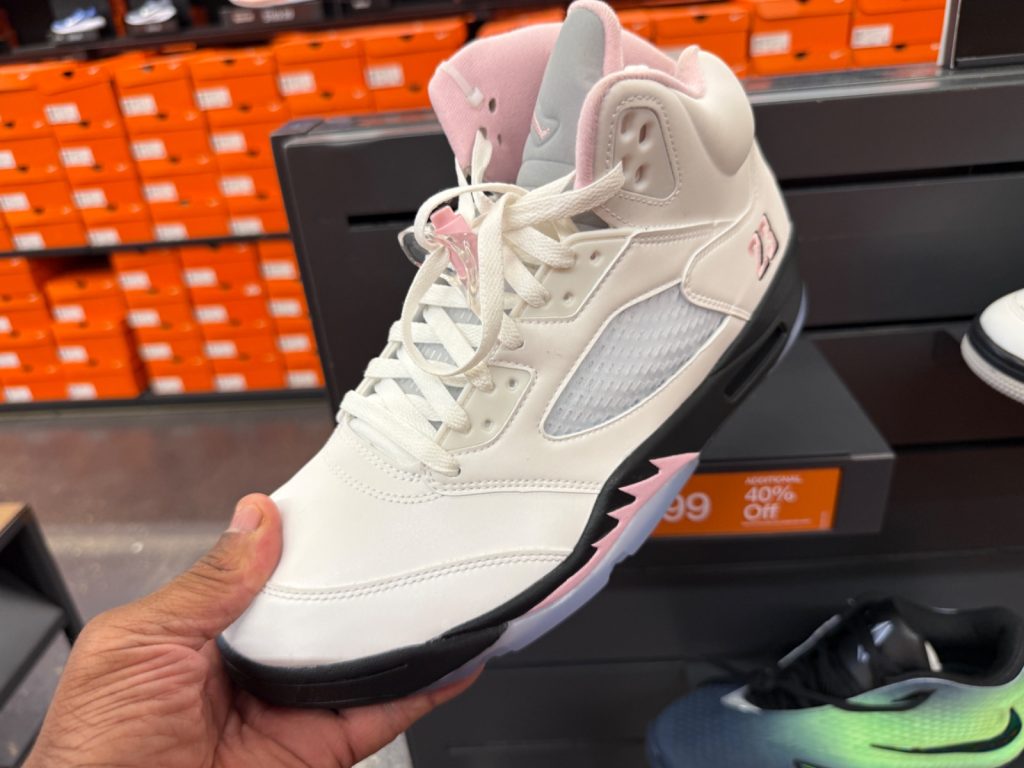 Air Jordan 5 Medium Soft Pink Hits Outlet with Extra 40% Off