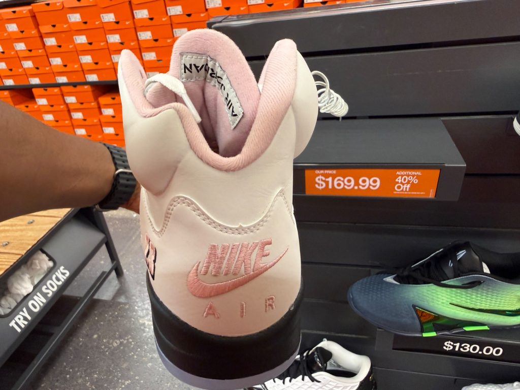 Air Jordan 5 Medium Soft Pink Hits Outlet with Extra 40% Off