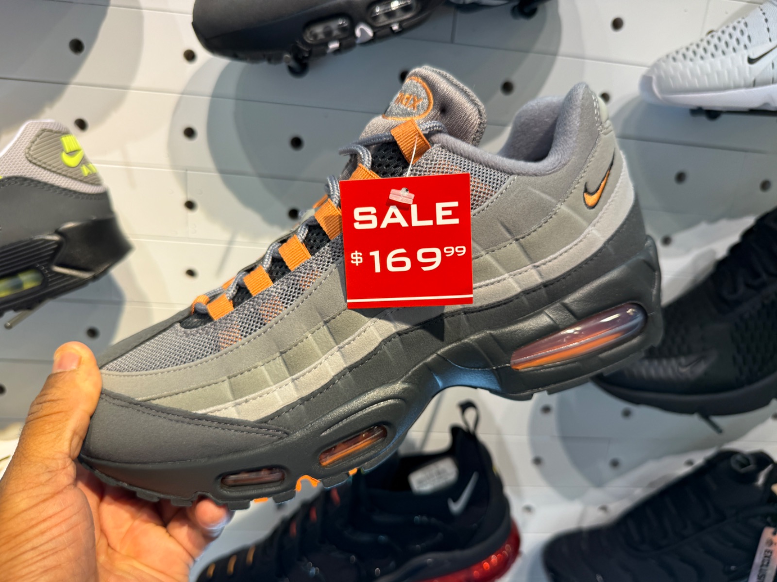 Air Max 95 Big Bubble Hot Curry Hits $169.99, Can Go Lower at Foot Locker — Florida Mall · Small Foot