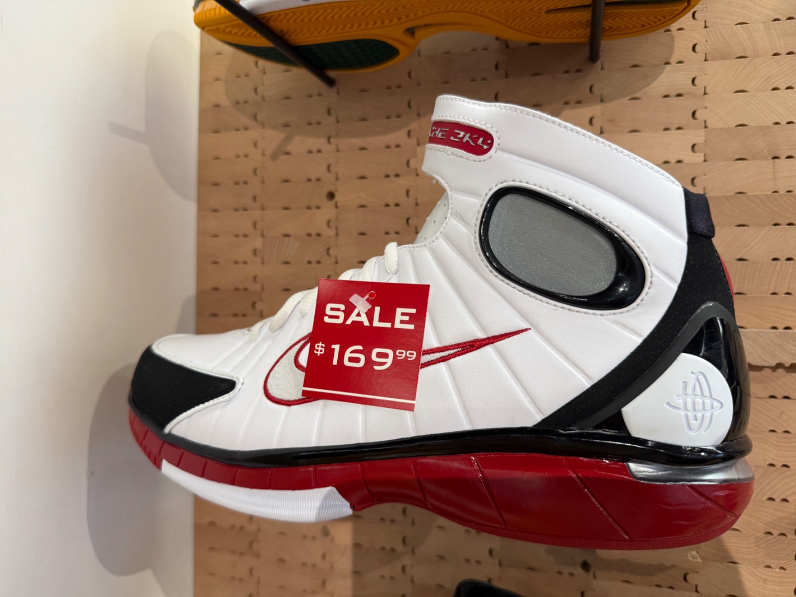 Hold Out on the Nike Air Zoom Huarache 2K4 at $169.99 at Foot Locker — Florida Mall · Big Foot