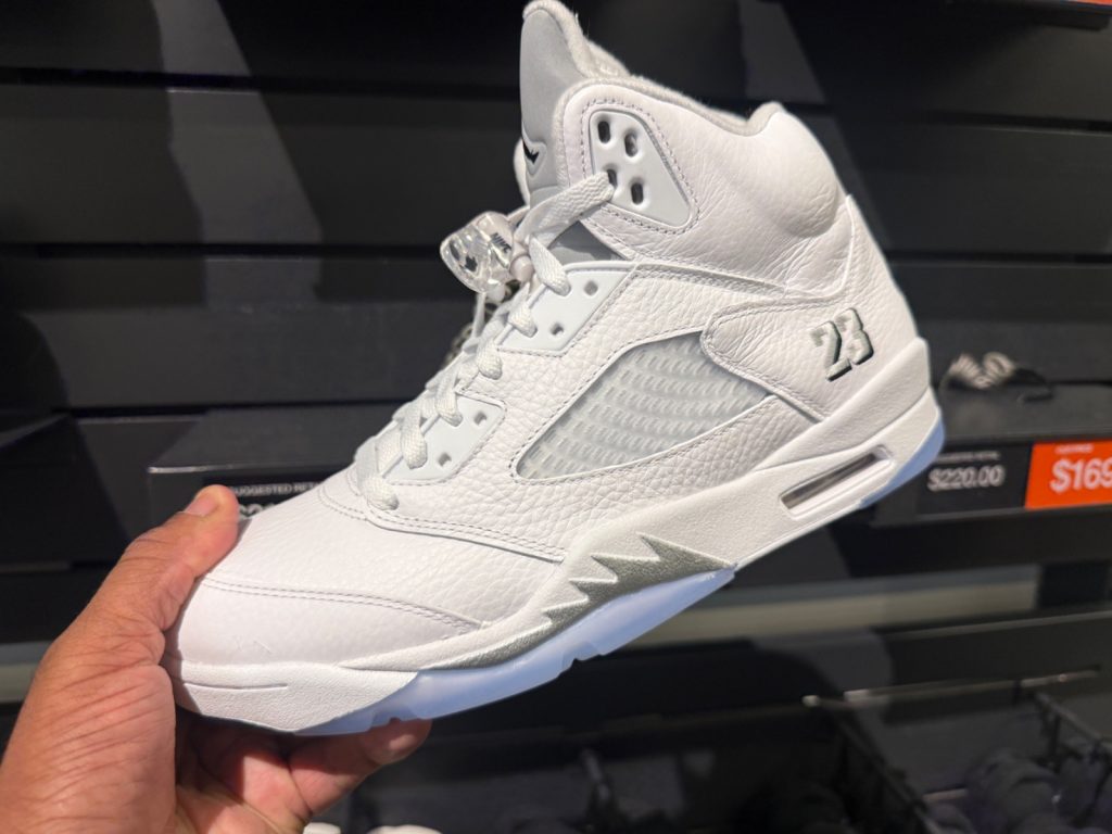 Jordan 5 Retro White Metallic Marked Down to $169.99