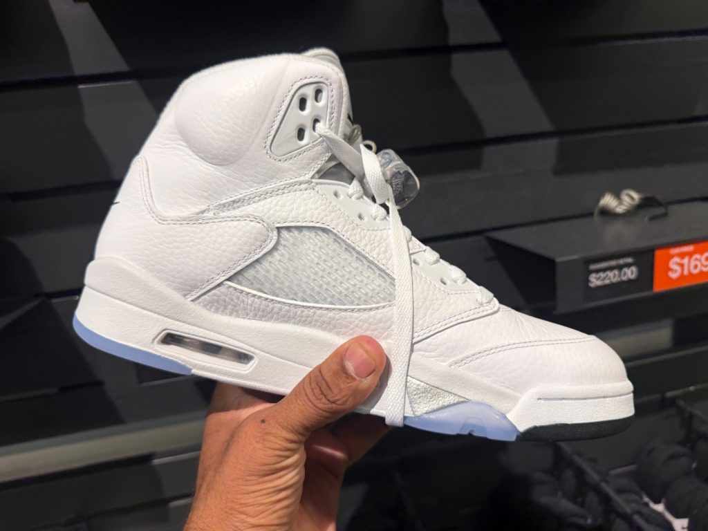 Jordan 5 Retro White Metallic Marked Down to $169.99