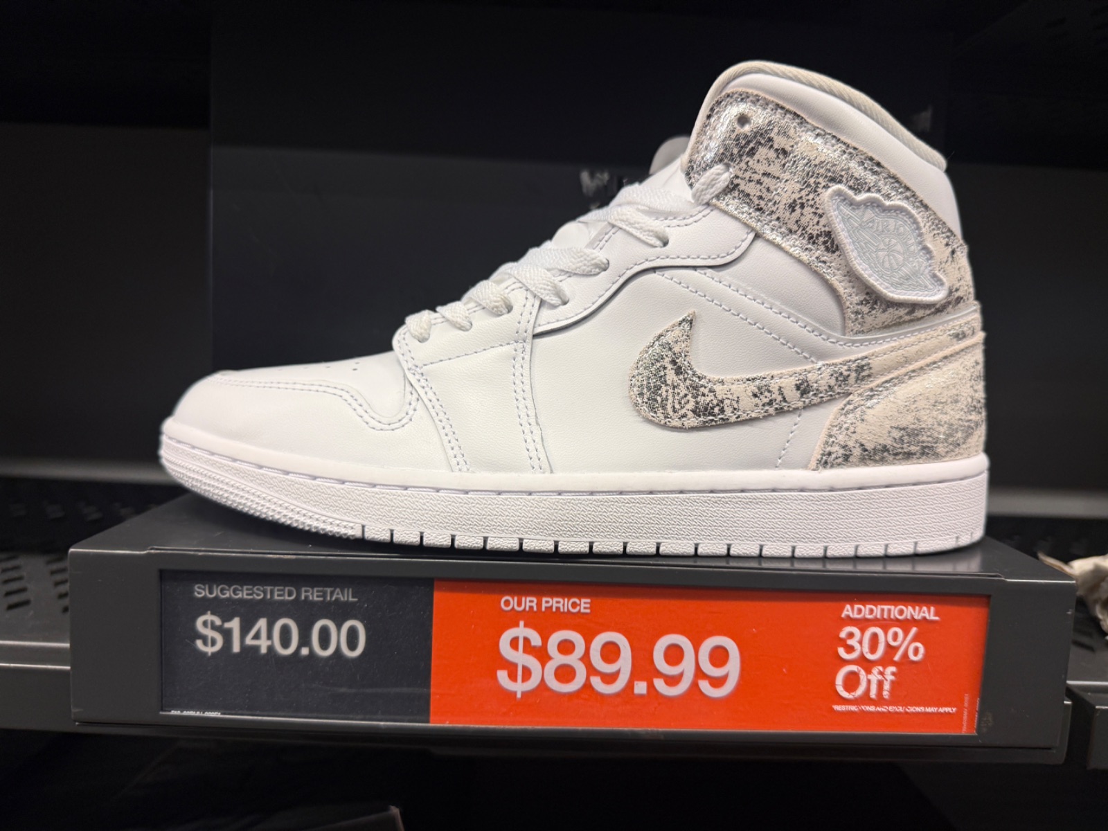 Air Jordan 1 Mid Splatter Drops to $89.99 Plus 30% Off at Nike Factory Store — Premium Outlets International Drive