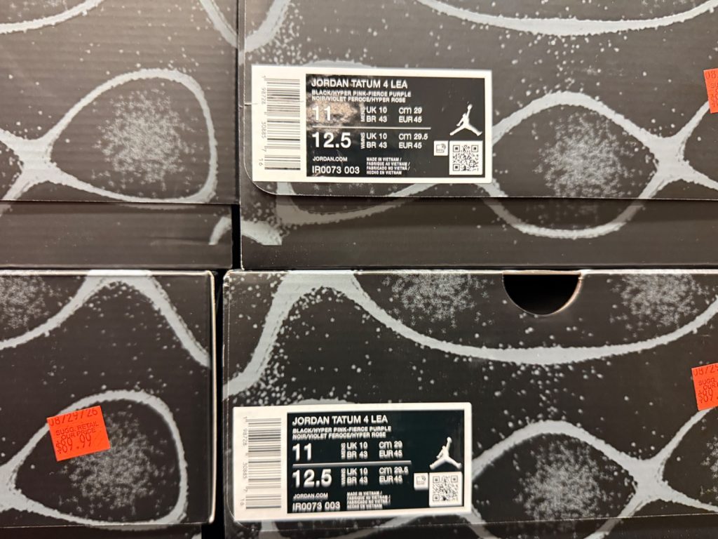 Jordan Tatum 4 Black Hyper Pink Hits Bins with 30% Off