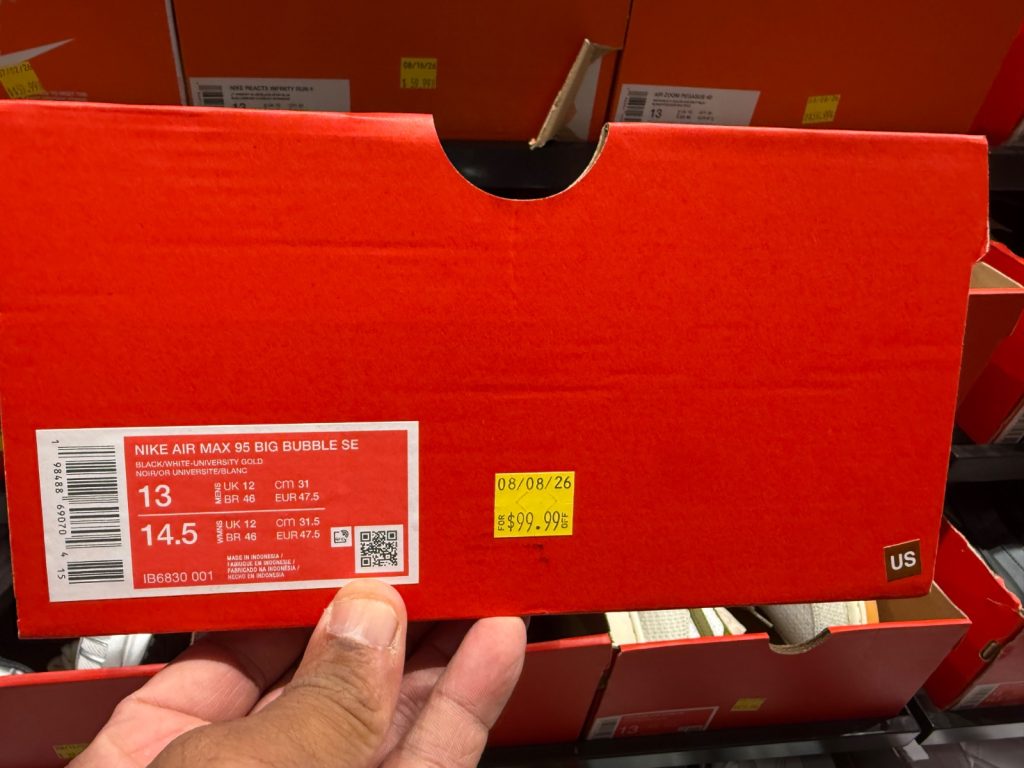 Air Max 95 Big Bubble Drops to $99.99 at The Loop
