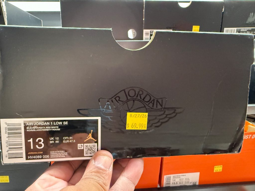 Patent Leather Jordan 1 Low SE Hits Outlet for $69.99