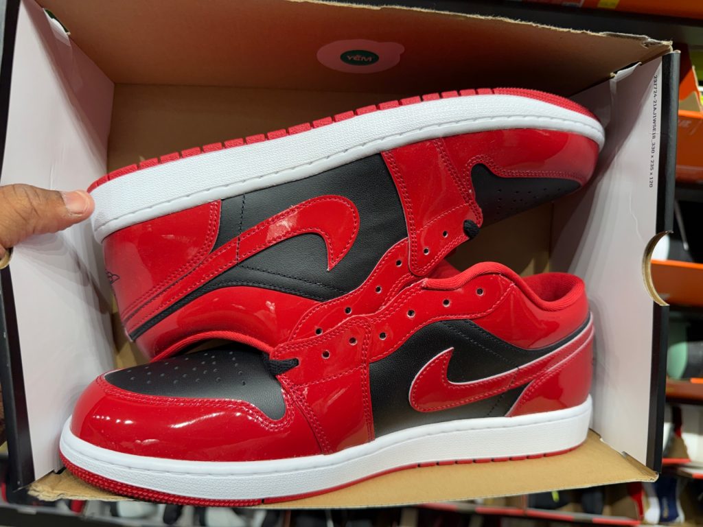 Patent Leather Jordan 1 Low SE Hits Outlet for $69.99
