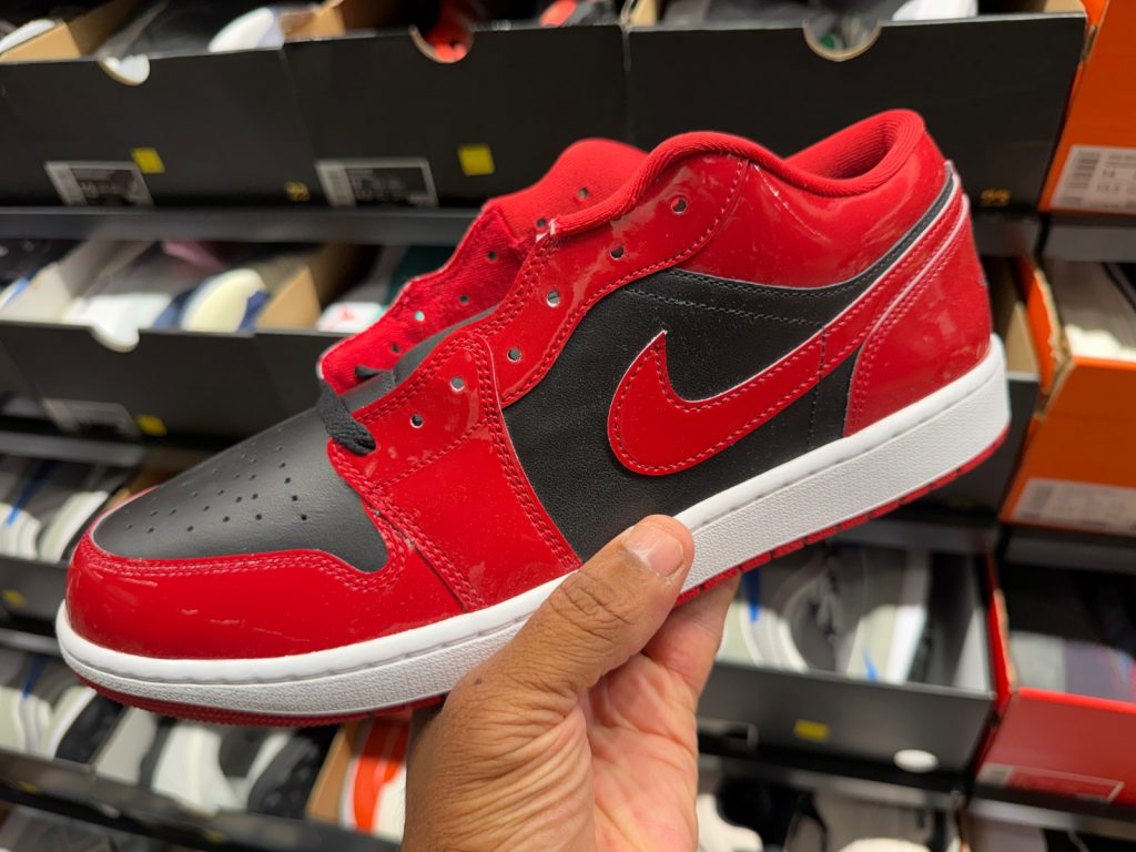 Patent Leather Jordan 1 Low SE Hits Outlet for $69.99