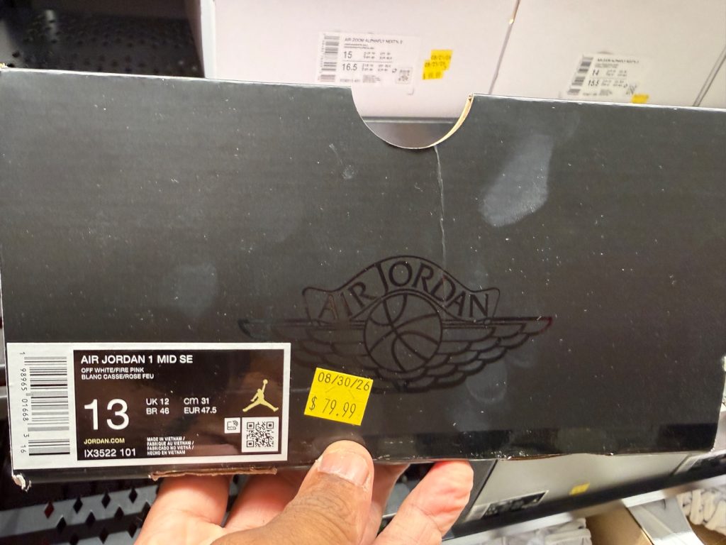 Air Jordan 1 Mid Light Pink Drops to $79.99 at The Loop