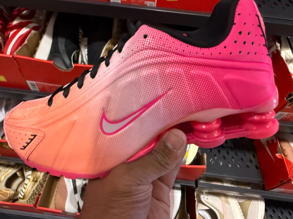 Hyper Pink Nike Shox R4 AB Is a Bold Find at The Loop