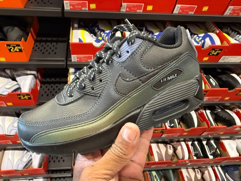 GS Air Max 90 Black Smoke Grey Hits Outlet for $49.99