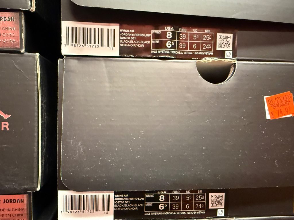 Air Jordan 6 Retro Low Drops to $74.97 Plus 30% Off