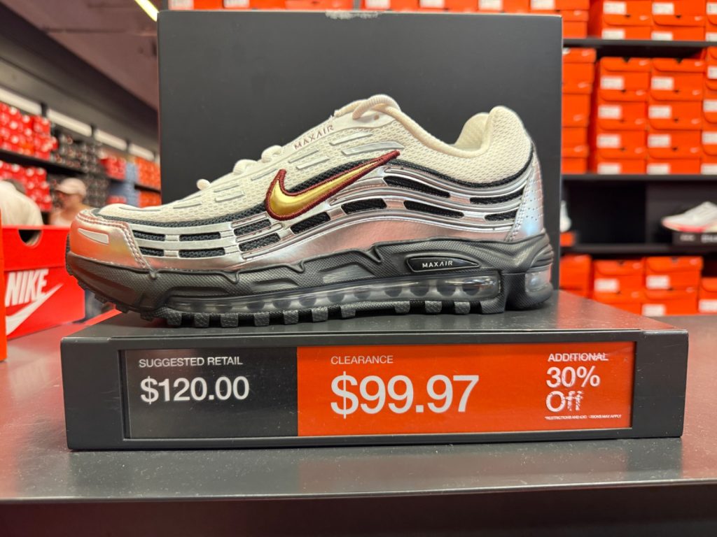 Air Max TL 2.5 Silver/Red Drops to $99.97 Plus 30% Off