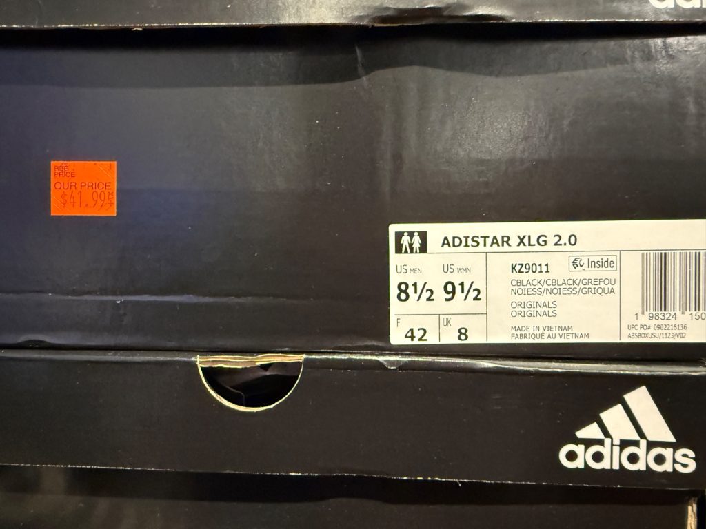 All-Black Adistar XLG 2.0 Drops to $41.99 in Outlet Bins