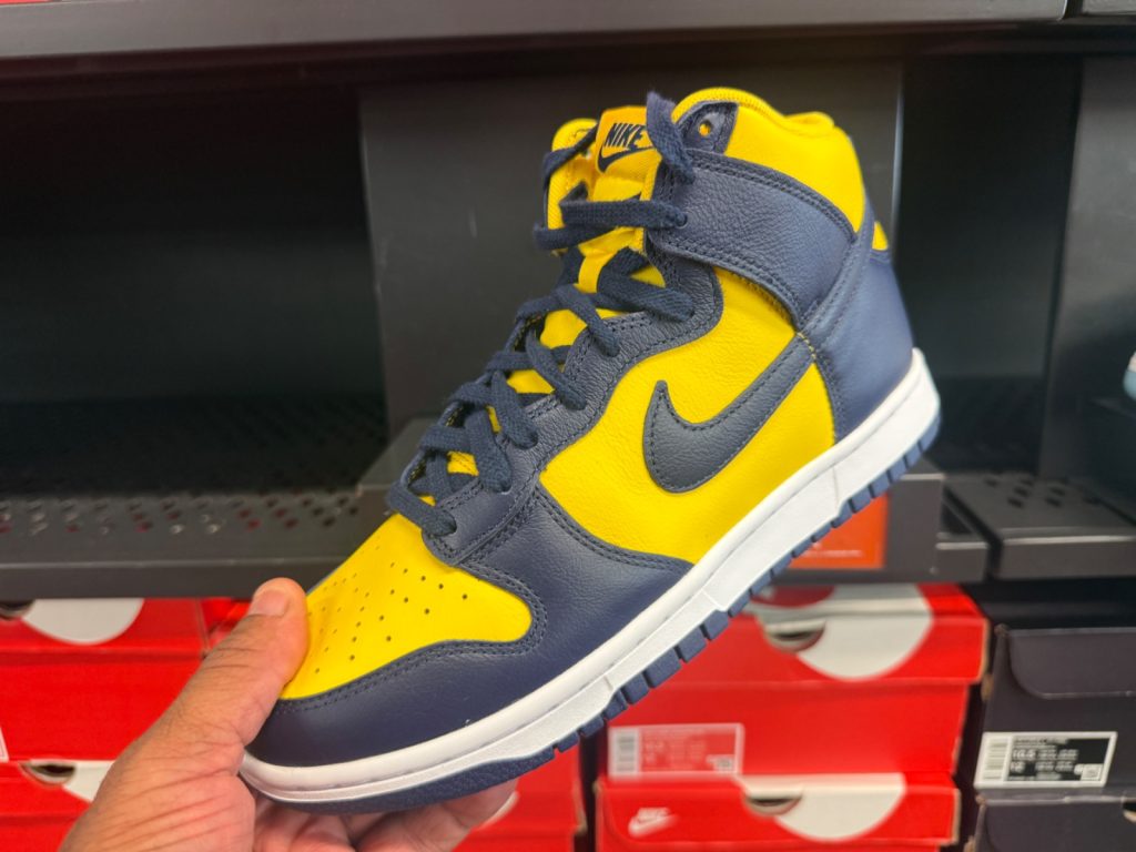 Nike Dunk High Michigan Clears the Bin for $79.97 + 30% Off