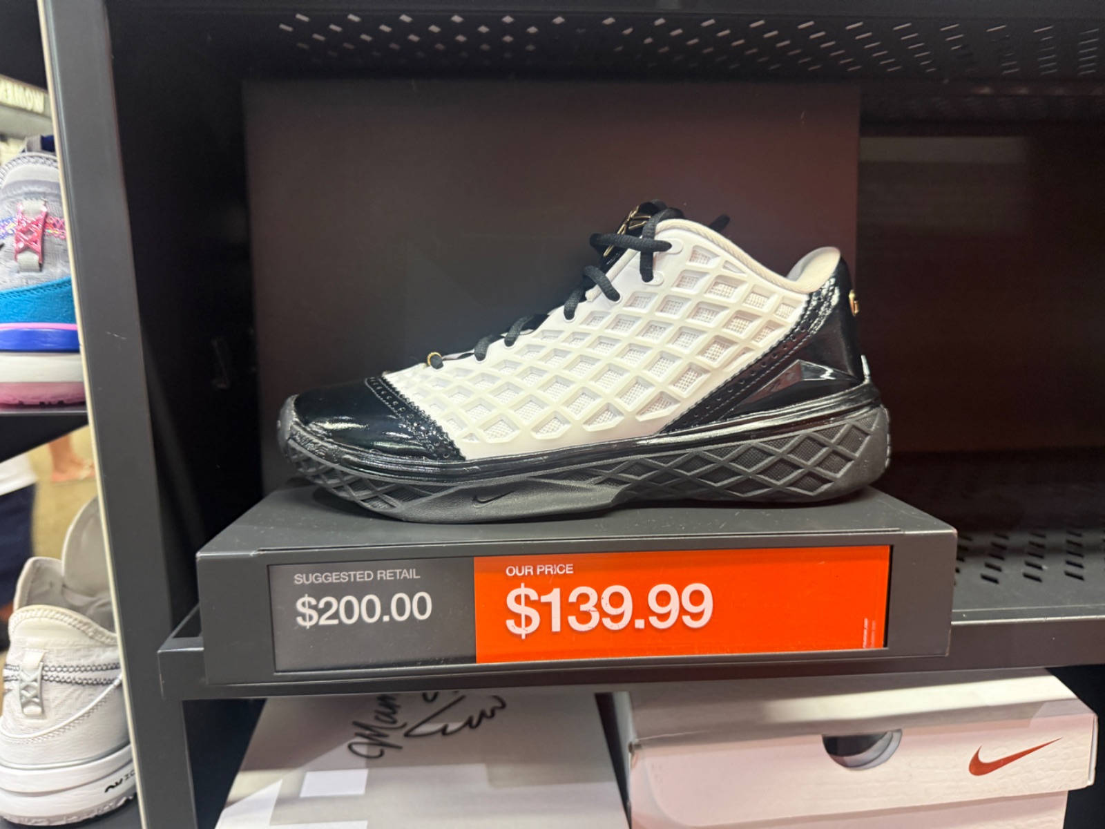 Nike Kobe 3 Low Protro at Nike Factory Store — Premium Outlets Vineland · Sep 25, 2026