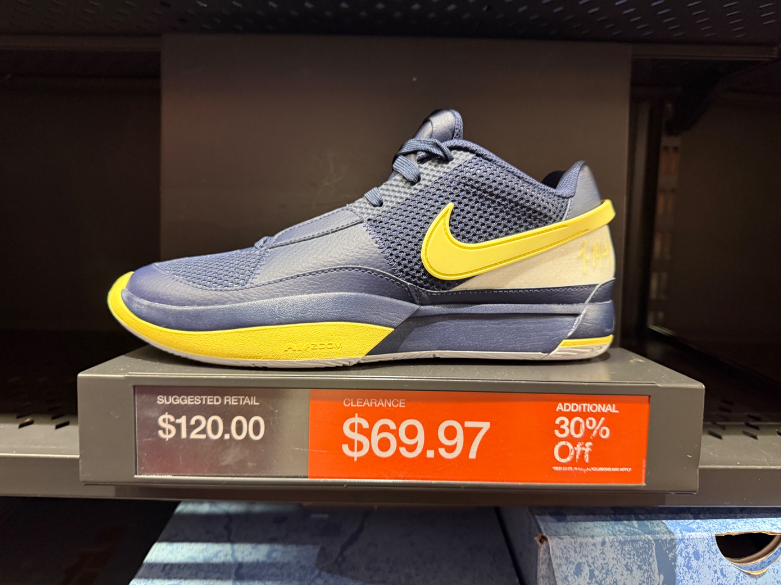 Nike Ja 1 at Nike Factory Store — Premium Outlets Vineland · Sep 25, 2026