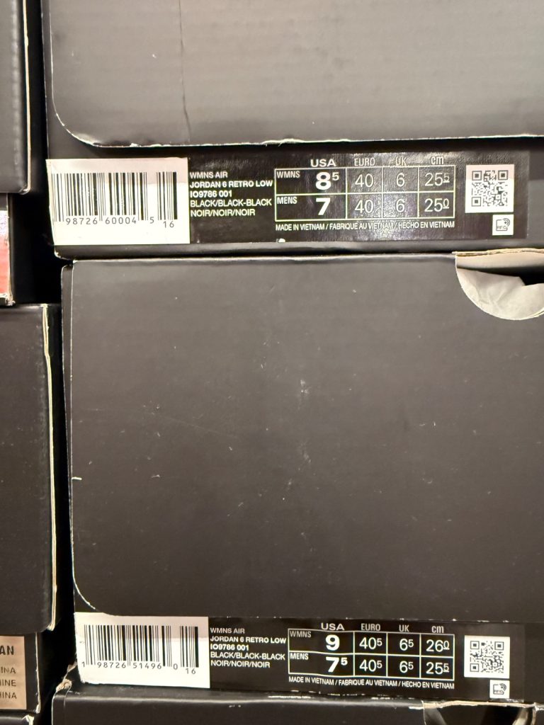 Jordan 6 Retro Low Blackout Lands at $74.97 Plus 30% Off