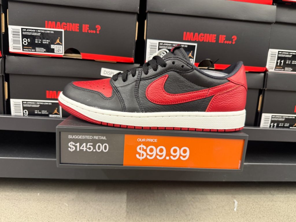 Air Jordan 1 Low Banned Hits Nike Unite for $99.99